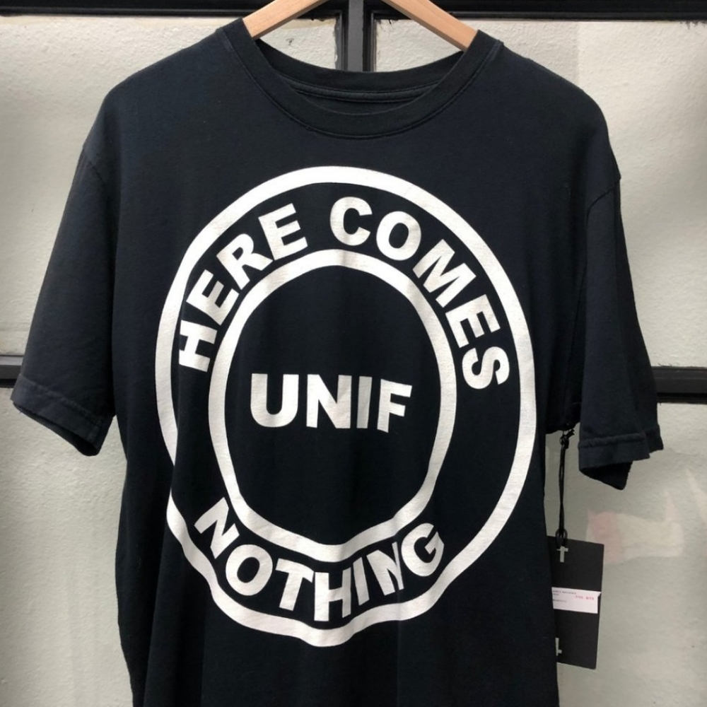 NWT! UNIF Here Comes Nothing Short Sleeve Tee Shirt - RARE!
